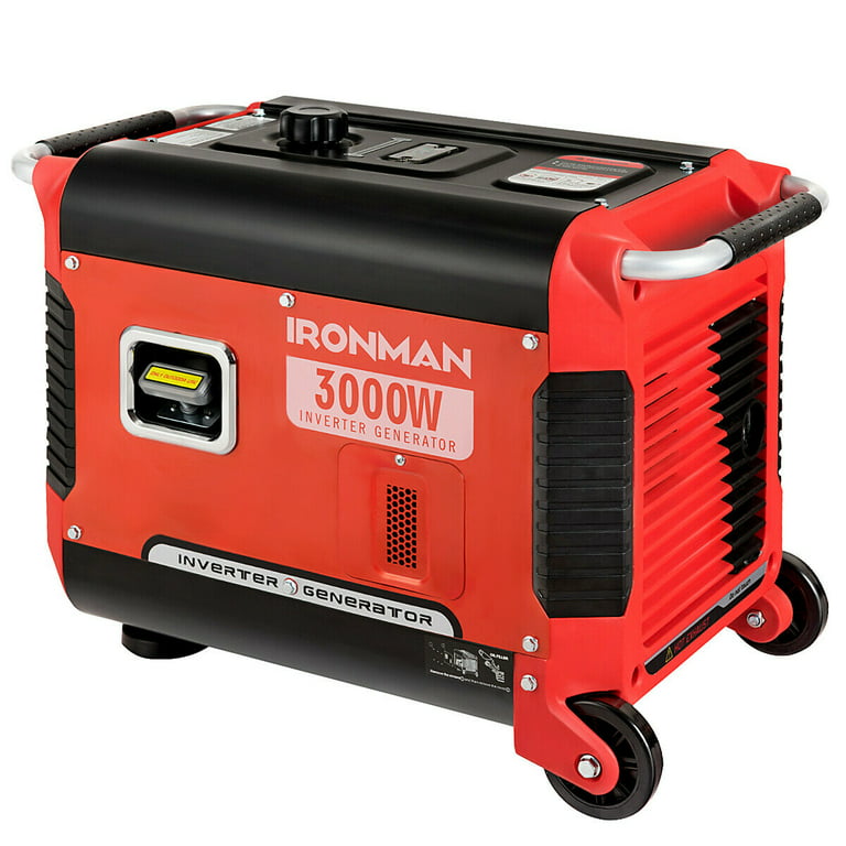 IRONMAN 3000W Portable Inverter Gasoline Generator Ultra Quiet 4 Stroke  Single Cylinder