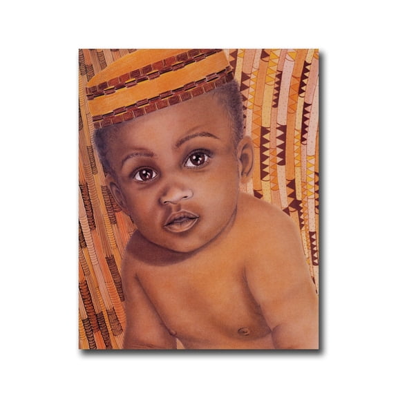 African American Baby Boy Yo Wall Picture 8x10 Art Print