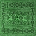 thumbnail image 1 of Ahgly Company Indoor Square Persian Emerald Green Traditional Area Rugs, 5' Square, 1 of 4