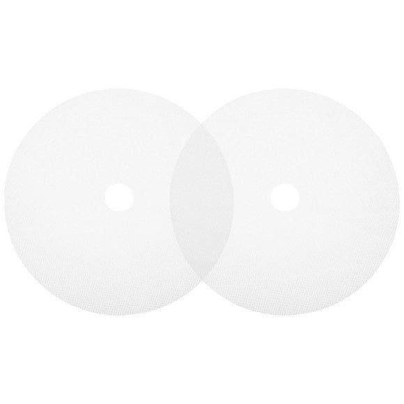 2 uds hojas deshidratadoras redondas de silicona para secador de alimentos esteras reutilizables antiadherentes para secar frutas y revestimientos deshidratadores de alimentos secos