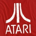 thumbnail image 2 of Atari T-Shirt Rough Logo Unisex Graphic Tee For Men & Women Red&nbsp;, 2 of 7