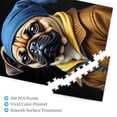 thumbnail image 3 of 500 Piece Jigsaw Puzzle For Adults Pug In A Hoodie Challenging And Fun Brain Teaser Unique Artwork Home Decor Great Gift Idea For Puzzle Lovers, 3 of 7