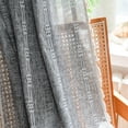 thumbnail image 6 of Grey Curtains for Living Room 2 Panels Set, Linen Curtains 84 Inches Long, Boho Bedroom Room Darkening Curtains & Drapes, Embroidered Window Curtains for Dining Door Nursery Office, 6 of 12