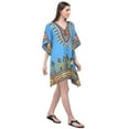 thumbnail image 3 of Gypsie Blu Women Tunics Dress Short 3/4 Sleeves Caftans for Ladies Casual Dresses, 3 of 5