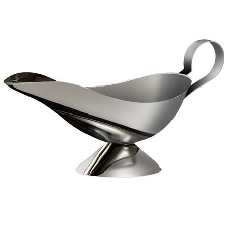 Stainless Steel Sauce Boat - Gravy Boats Stainless Steel Beefsteak Gravy Sauce Boat Container Plate Tableware