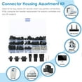 thumbnail image 4 of 480Pcs JST SM 2.54mm Pitch 2-Pin 3-Pin 4-Pin Connector Housing Assortment Kit Female and Male Dupont Connector Set for Jumper Wire Ribbon Cable PC Fan Header Robots Printer, 4 of 8
