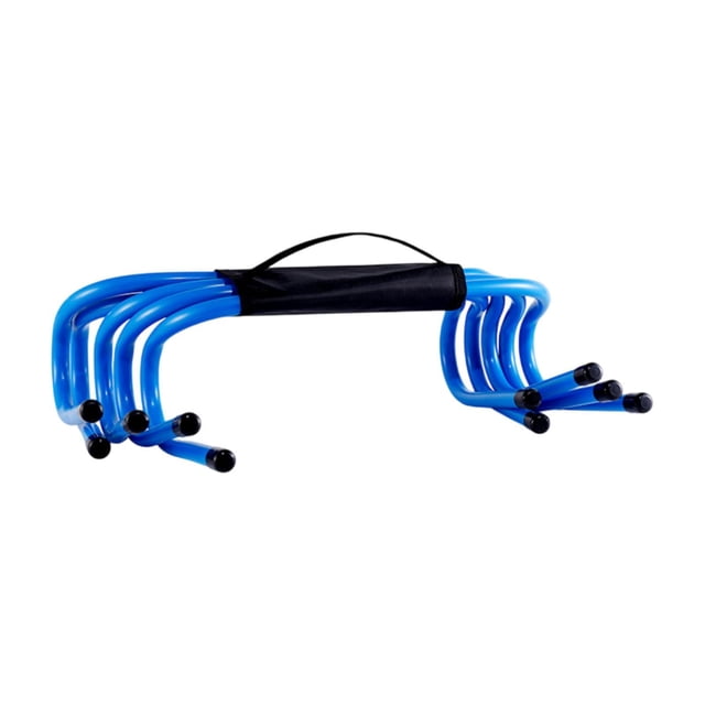 Siruishop 5 Pieces Agility Training Hurdles Multi-sport Training Aid for Track & Field Blue