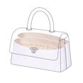 thumbnail image 4 of Organizador de bolsos liviano DGAZ para bolso con asa Coco de Chanel, interior de seda y papel Dupont para bolsos de lujo, 4 of 4