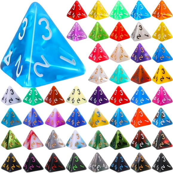 Juego de dados poliédricos Skylety de 50 piezas con bolsa negra