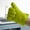 Green, variant on High Temperature Insulated Oven - Silicone Baking Gloves Heart Shaped Design Five Finger Kitchen Gloves for Microwave and Oven Use