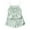 Light Green, variant on sususu Stylish Girls Outfits 2 piece Summer Vest Set Playful Sleeveless Toddler Outfit Loose Fit Casual Childrens Clothing Comfortable Breathable,Light Green,18-24 Months