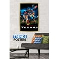 thumbnail image 2 of NFL Houston Texans - 3 Point Stance 19 Wall Poster, 22.375" x 34", Framed, 2 of 3