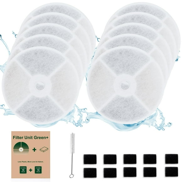10 filtros de fuente de agua para mascotas AwoHH para E versweet