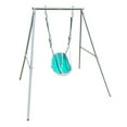 thumbnail image 1 of XDP Recreation Sweeng Child Swing with Frame, Portable Backyard Play Set, Aqua, 1 of 11