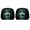D, variant on Halloween Creepy Old Ghost Face Car Headrest Covers, 2‑Pack Spooky Aged Monster Graphic Vehicle Seat Head Rest Protector for Car Interior Halloween Decor