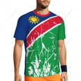 thumbnail image 5 of Exclusive design Namibia Flag Grain 3D Printed Men For Running Bike Soccer Tennis Fitness Sports tshirt Mesh Fans Short T-shirt, 5 of 14