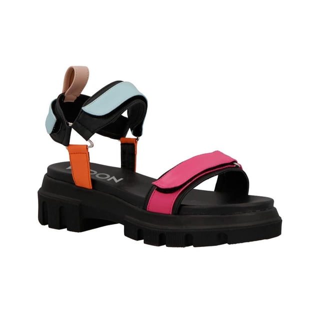 Sandalias Mujer Coloridas Huaraches Casuales Kipon negro 24