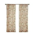 thumbnail image 2 of Madison Park Simone Printed Floral Rod Pocket and Back Tab Voile Sheer Curtain in Blush, 50"x84", 2 of 5