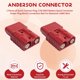 thumbnail image 4 of 2 Piezas de Enchufe ConexióN RáPida 175A 600 V BateríA Conector RáPido AlimentacióN del Cabrestante Rojo para un Cable MáXimo 1 AWG, 4 of 5
