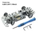 thumbnail image 5 of Vogacara 1/28 RC Car Metal Upgrade marco modificado conjunto de montaje de vehículo accesorios reemplazo para WLtoys 284131 K969 K979 K989 K999 Kits de construcción modelo tipo 5, 5 of 6