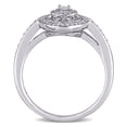 thumbnail image 4 of Vintage Oval Shapped Engagement Ring, Halo Diamond Wedding Ring, Antique Milgrain Ring, Solitaire Ring Accent Ring, 2.3 Ct Simulated Diamond, 925 Sterling Silver, 4 of 5