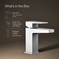 thumbnail image 2 of Kohler K-99760-4-BN Honesty 1.2 GPM Single Hole Bathroom Faucet - Nickel, 2 of 7