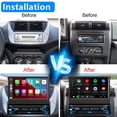 thumbnail image 3 of Naifay Single Din Car Stereo Compatible with Apple Carplay & Android Auto, 7inch Flip Out Touchscreen Car Radio with Bluetooth Foldable Car Audio Receivers, Mirror Link/, 3 of 6