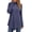 Navy, variant on Fantaslook Mock Turtleneck Sweaters for Women Dressy Long Sleeve Pullover Fall Tunic Tops Asymmetrical Hem Soft Sweaters