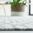 thumbnail image 4 of SAFAVIEH Martha Stewart Delores Geometric Cotton Runner Rug, Silver/Grey, 2' x 5', 4 of 11