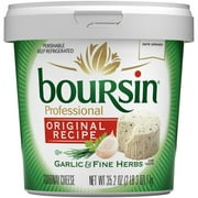Boursin Original Recipe Garlic and Fine Herb Gournay Cheese, 2.2 Pound -- 2 per case.