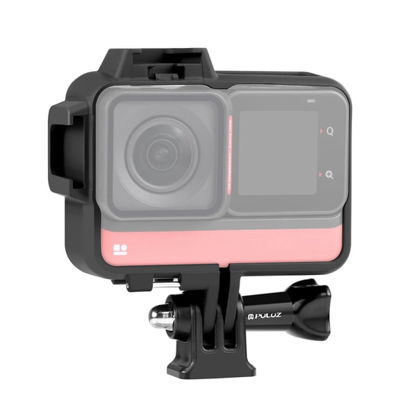 QKOO Plastic Frame Case for Insta360 One RS 4K / 360 / 1-Inch Edition(Black)