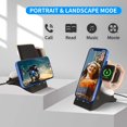 thumbnail image 4 of SHARE SUNSHINE Wireless Charger 4 in 1 Fast Charging Stand with Night Light for iWatch Series/Airpods Pro/iPhone 13/12/11/XS Max/XR/X/8 +/Samsung Galaxy S21/S20+/S10/S9/S8/S7/ and More Qi Phones, 4 of 6