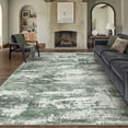 thumbnail image 7 of BERTHMEER Washable Rugs 5'x7' Area Rugs for Living Room Bedroom Kitchen Rugs Non Slip Abstract Green Modern Dorm Office Farmhouse Dining Room Contemporary Throw Rugs, 7 of 7