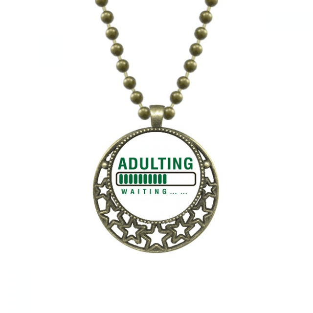 Madurez de los adultos Colgante Estrella Collar Luna Cadena Joyas Unbranded M