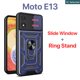 thumbnail image 2 of Funda Motorola Moto E13 Case Carcasa Duro Ventana Deslizante Proteger La Cámara Soporte De Anillo Anti-huella Digital a prueba de choques, 2 of 4