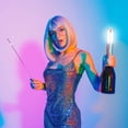 thumbnail image 5 of 3 Sets LED Strobe Baton Light Bar Rechargeable Led Bottle Service Lights Reusable LED Champagne, 5 of 5