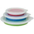 thumbnail image 2 of Progressive International Bol de Cuisine CB-25 Thinstore; Ensemble de Bols de Rangement; Bleu/vert/rouge; Rond; Se Réduit à 1/2 de Sa Taille Originale; Va au Lave-Vaisselle; Plastique Polypropylène; Ensemble de 3; avec Couvercle, 2 of 4