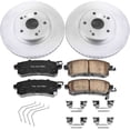 thumbnail image 2 of PowerStop Front Geomet Coated Brake Rotor and Pad Kit Fits: SUBARU Select Models CRK7356, 2 of 5