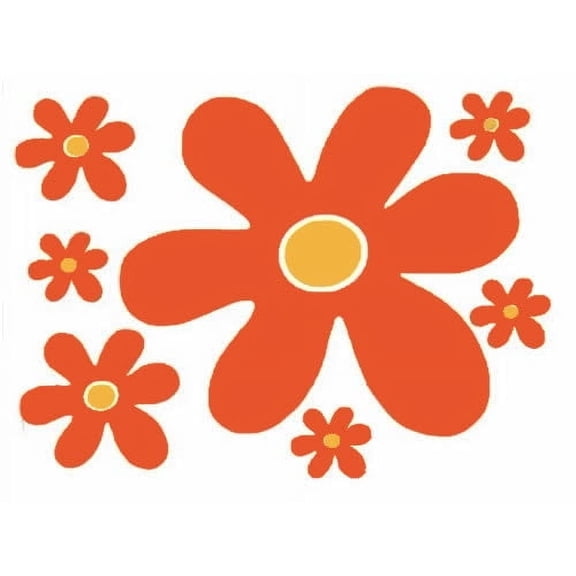 Scooby Doo Flower Power 6 Inch Vinyl Car Decal – Mystery Decal Sticker for Truck, Car, Tumbler, Cup, Laptop, Decor, Locker, Table, Window