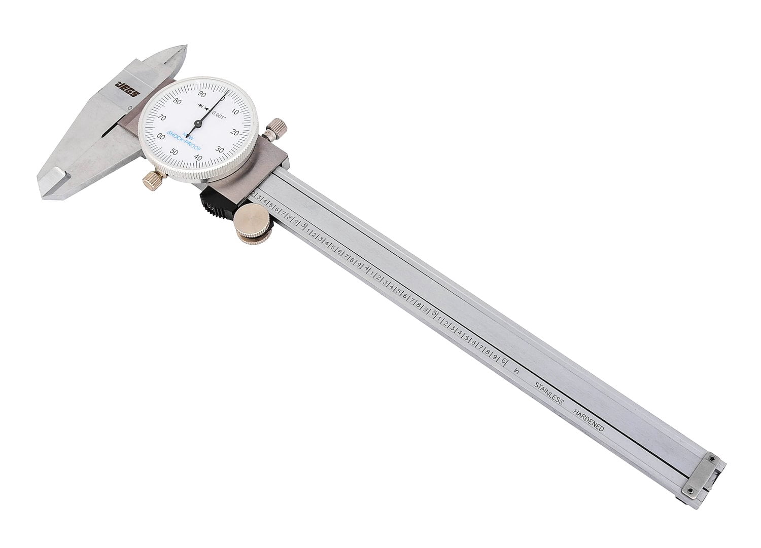 JEGS Dial Caliper with Case [0-6 in. Range]