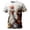 White, variant on Men's Casual Everyday TShirt with Quirky Animal Print for Easywear Short Sleeve Tee for Daily Wardrobe