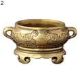 thumbnail image 2 of Flmtop Lotus Pattern Incense Holder Alleviate Anxiety Brass Delicate Craft Stick Incense Burner for Decorating, 2 of 8