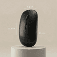 thumbnail image 7 of VerdeVida Bluetooth 5.2 Wireless Mouse — Rechargeable Silent-Click Mouse for MacBook, Laptop, PC, iPad, Chromebook, Windows 11/10/8 — Slim Portable Travel Mouse, 1600 DPI, Multi-Device, Black, 7 of 7