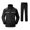 thumbnail image 1 of Mikilon Coupe-Vent Décontracté à Manches Longues pour Femmes et Hommes Imperméable Réfléchissant Manteau de Pluie, 1 of 9
