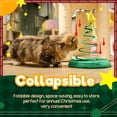 thumbnail image 5 of Happy Holiday Cat Christmas Spring Toy, Christmas Tree, Interactive Cat Teasing Toy for Indoor Kitty, 5 of 6