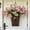 Brown, variant on Bxaolu Woven Hanging Basket Hanging Wall Basket Wicker Handmade Baskets for Garden Farmhouse Home Decor (Brown)