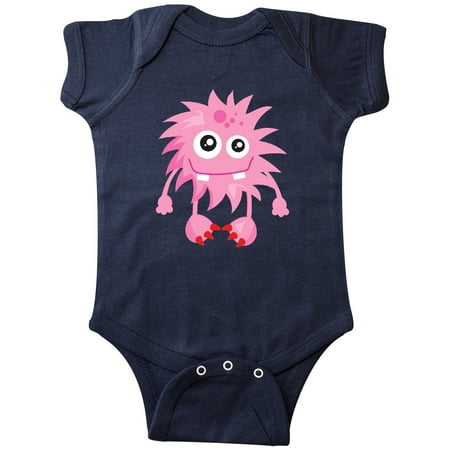 

Inktastic Furry Monster Little Monster Pink Monster Gift Baby Boy or Baby Girl Bodysuit