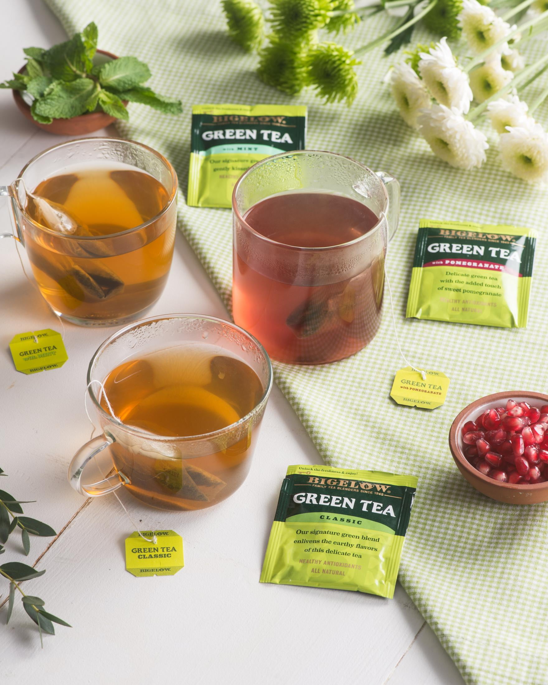 Bigelow, Assorted Green Tea Bags, Variety Pack, 120 Count (6 Packs of 20)