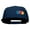 Navy, variant on Small Peace Heart Smiley Sign Patched Wool Blend Pro Style Snapback - Black OSFM