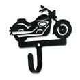 thumbnail image 2 of Village Wrought Iron WH-275-S Crochet de Mur de Style Moto Cruiser&44; Petit, 2 of 2